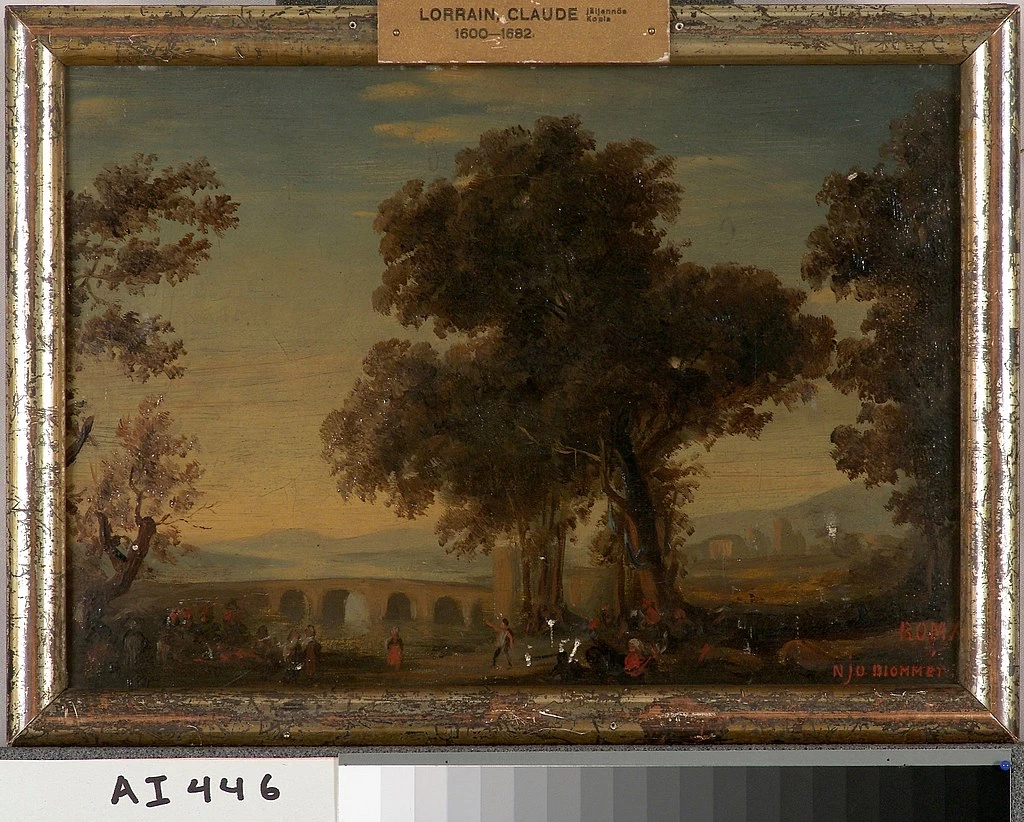 Paesaggio italiano, copia da Claude Lorrain - Finnish National Gallery